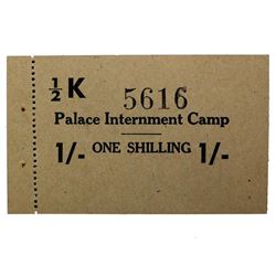 PALACE ISLE OF MAN WORLD WAR II INTERNMENT CAMP NOTE