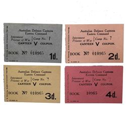 HAY AUSTRALIA WORLD WAR II INTERNMENT CAMP COUPONS