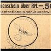 Image 4 : AUSCHWITZ CONCENTRATION CAMP 50PF COUPON/NOTE