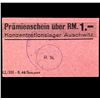 Image 2 : AUSCHWITZ CONCENTRATION CAMP 1RM COUPON/NOTE