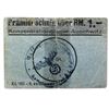 Image 1 : AUSCHWITZ - BIRKENAU CONCENTRATION CAMP 1RM COUPON/NOTE