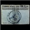 Image 2 : AUSCHWITZ - BIRKENAU CONCENTRATION CAMP 1RM COUPON/NOTE