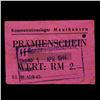Image 2 : MAUTHAUSEN CONCENTRATION CAMP 2RM COUPON/NOTE