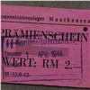 Image 4 : MAUTHAUSEN CONCENTRATION CAMP 2RM COUPON/NOTE