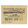 Image 1 : MAUTHAUSEN CONCENTRATION CAMP 5RM COUPON/NOTE