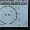 Image 4 : MAUTHAUSEN CONCENTRATION CAMP 1RM COUPON/NOTE