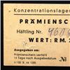 Image 6 : DACHAU CONCENTRATION CAMP 2RM COUPON/NOTE