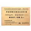 Image 1 : DACHAU CONCENTRATION CAMP 2RM COUPON/NOTE