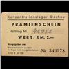 Image 4 : DACHAU CONCENTRATION CAMP 2RM COUPONS/NOTES