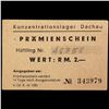 Image 5 : DACHAU CONCENTRATION CAMP 2RM COUPONS/NOTES