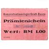 Image 1 : GRO-ROSEN CONCENTRATION CAMP 1RM COUPON/NOTE