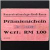 Image 2 : GRO-ROSEN CONCENTRATION CAMP 1RM COUPON/NOTE
