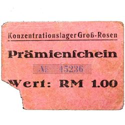 GRO-ROSEN CONCENTRATION CAMP 1RM COUPON/NOTE