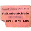 Image 1 : GRO-ROSEN CONCENTRATION CAMP 1RM COUPON/NOTE