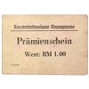 Image 1 : NEUENGAMME CONCENTRATION CAMP 1RM COUPON/NOTE