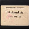 Image 2 : NEUENGAMME CONCENTRATION CAMP 1RM COUPON/NOTE