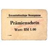 Image 1 : NEUENGAMME CONCENTRATION CAMP 1RM COUPON/NOTE