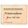 Image 1 : NEUENGAMME CONCENTRATION CAMP 1RM COUPON/NOTE