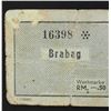 Image 4 : BRABAG - BUCHENWALD CONCENTRATION CAMP 50PF COUPON/NOTE