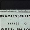 Image 4 : SACHSENHAUSEN CONCENTRATION CAMP 1RM COUPON/NOTE