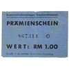Image 1 : SACHSENHAUSEN CONCENTRATION CAMP 1RM COUPON/NOTE