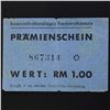 Image 2 : SACHSENHAUSEN CONCENTRATION CAMP 1RM COUPON/NOTE