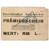 Image 1 : RAVENSBRCK CONCENTRATION CAMP 1RM COUPON/NOTE