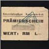 Image 2 : RAVENSBRCK CONCENTRATION CAMP 1RM COUPON/NOTE