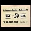 Image 10 : BUCHENWALD CONCENTRATION CAMP 50PF-3RM NOTES