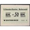 Image 10 : BUCHENWALD CONCENTRATION CAMP 50PF-3RM NOTES