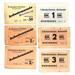 BUCHENWALD CONCENTRATION CAMP 50PF-3RM NOTES SELECTION