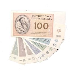 THERESIENSTADT GHETTO CONCENTRATION CAMP 1KR-100KR