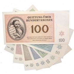 THERESIENSTADT GHETTO CONCENTRATION CAMP 1KR-100KR