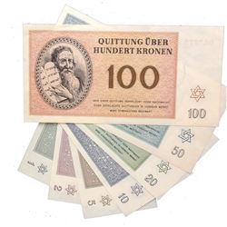 THERESIENSTADT GHETTO CONCENTRATION CAMP 1KR-100KR