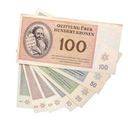 THERESIENSTADT GHETTO CONCENTRATION CAMP 1KR-100KR