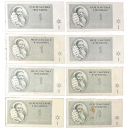 THERESIENSTADT GHETTO CONCENTRATION CAMP 1KR  NOTES