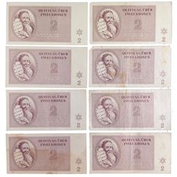 THERESIENSTADT GHETTO CONCENTRATION CAMP 2KR  NOTES