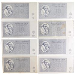 THERESIENSTADT GHETTO CONCENTRATION CAMP 10KR  NOTES