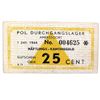 Image 1 : AMERSFOORT NETHERLANDS CONCENTRATION CAMP 25C NOTE