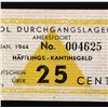 Image 4 : AMERSFOORT NETHERLANDS CONCENTRATION CAMP 25C NOTE