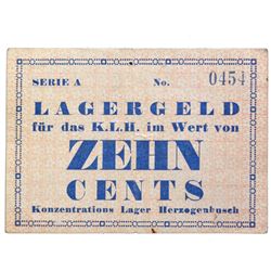 HERZOGENBUSCH VUGHT NETHERLANDS CONCENTRATION CAMP NOTE