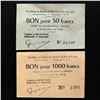 Image 7 : BRUAY FRANCE PRISONER OF WAR CAMP COUPONS/NOTES