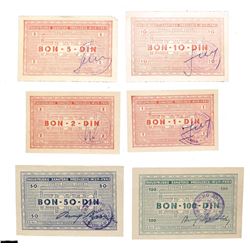 YUGOSLAVIA 1946 GERMAN PRISONER OF WAR LABOR CAMP NOTES