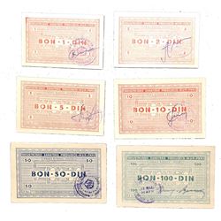 YUGOSLAVIA 1946 GERMAN PRISONER OF WAR LABOR CAMP NOTES