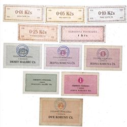 CZECHOSLOVAKIA WORLD WAR II PRISONER OF WAR NOTES