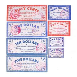 GERMANY 1933-1934 5RM-100RM CONVERSION NOTES