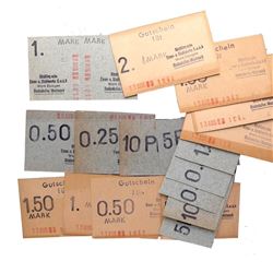 DIEDENHOFEN/WESTMARK GERMANY 1942 COUPONS/NOTES