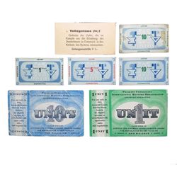 AUSTRIA WORLD WAR II PRISONERS & REFUGEES COUPONS/NOTES