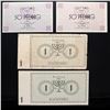 Image 4 : LITZMANNSTADT LODZ JEWISH GHETTO 1940 50pf-50M NOTES