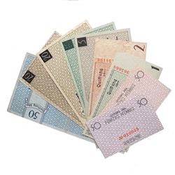 LITZMANNSTADT LODZ JEWISH GHETTO 1940 50pf-50M NOTES